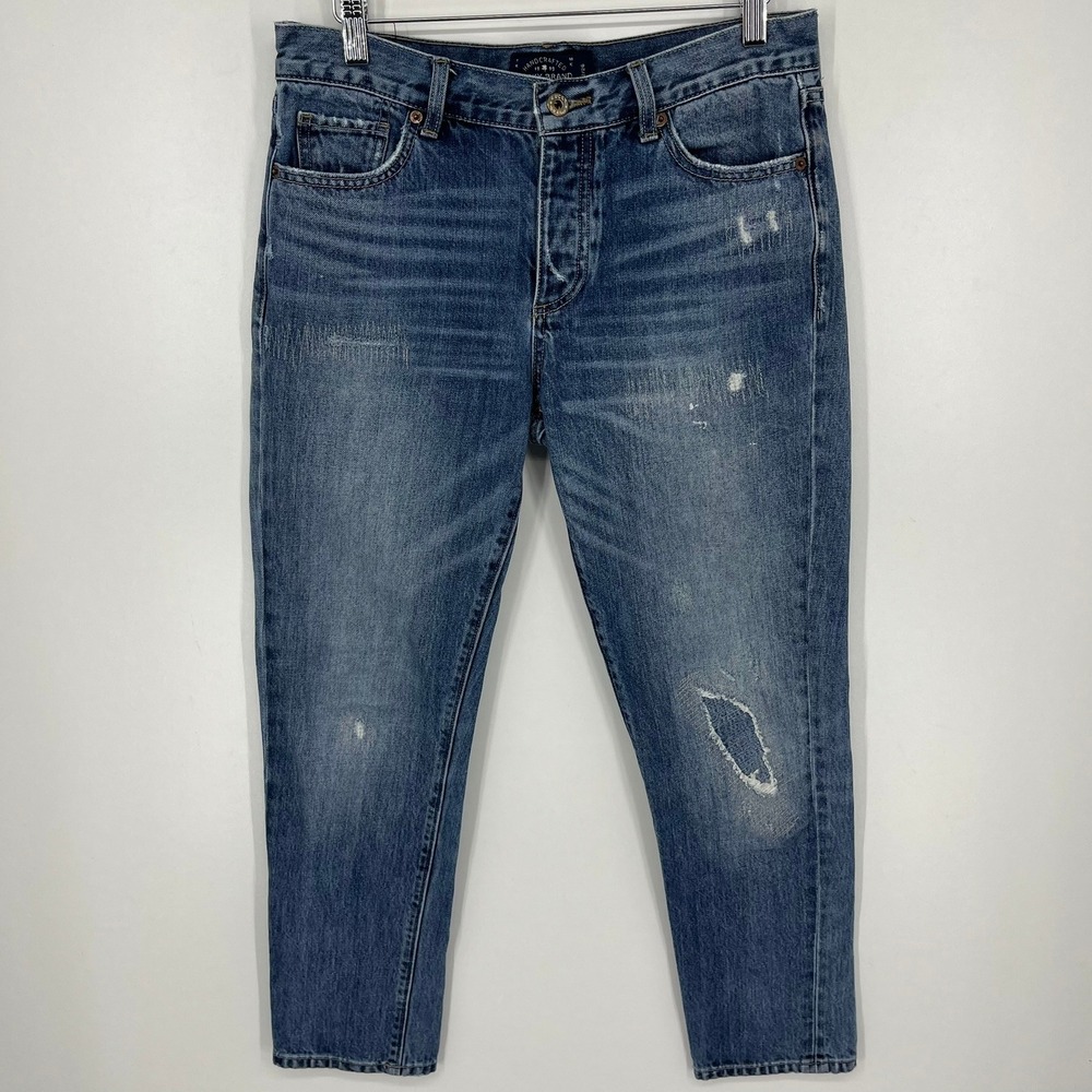 Lucky Brand Sienna Slim Boyfriend Distressed Medium Wash Jeans Size 2/26